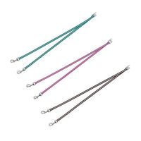 TX-12100 Flexi "VARIO" свора из 2х поводков (52см/10мм) антрацит