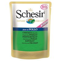 SCHESIR для котят в желе филе курицы 100г