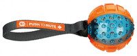 TRIXIE TX-33551 МЯЧ С КАНАТОМ "PUSH TO MUTE" РЕЗИНОВЫЙ, 7 см/22 см
