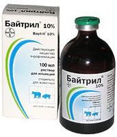 Препарат Байтрил о.ор. 10% 1л.