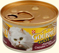 Gourmet Gold консерва для кошек в ассортименте 85г*24шт