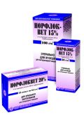 Норфлоквет 15 % р. ін.100мл. 