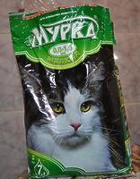 Мурка №8 - наполнитель комкующийся мелкозернистый (0,8-1,5 мм) с лавандой
