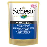SCHESIR в желе тунец с окунем 100г